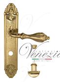 Дверная ручка Venezia на планке PL90 мод. Anafesto (полир. латунь) сантехническая